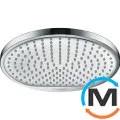 Верхний душ Hansgrohe Crometta S 240 1jet EcoSmart 9л/мин белый/ хром, фото 