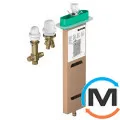 Встроенная часть смесителя для ванны Hansgrohe на 3 отверстия, фото 
