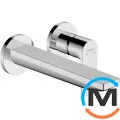 Смеситель для умывальника Hansgrohe Rebris E со стены скрытый монтаж 200 мм Chrome, фото 