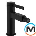 Смеситель для биде Hansgrohe Finoris с донным клапаном push-open черный матовый, фото 