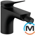 Смеситель для биде Hansgrohe Vivenis 250 с донным клапаном pop-up черный матовый, фото 