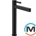 Смеситель для умывальника Hansgrohe Finoris 260 с донным клапаном push-open Matt Black, фото 