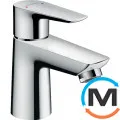 Смеситель для умывальника Hansgrohe Talis E 80 с донным клапаном хром, фото 