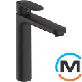 Смеситель для умывальника Hansgrohe Vernis Blend с донным клапаном черный матовый, фото 