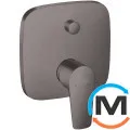 Смеситель для ванны/душа Hansgrohe Talis E скрытого монтажа черный хром, фото 