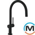 Смеситель кухонный Hansgrohe Talis 220 черный матовый, фото 
