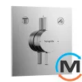 Смеситель скрытого монтажа Hansgrohe DuoTurn E на 2 функции Chrome, фото 