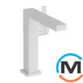 Смеситель для умывальника Hansgrohe Tecturis E 150 Fine CoolStart без донного клапана Matt White, фото 