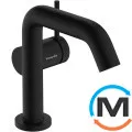 Смеситель Hansgrohe Tecturis S110 Fine CoolStart для умывальника с донным клапаном pop-up Matt Black, фото 