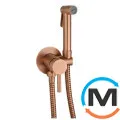 Гигиенический душ со смесителем Paffoni Tweet Round Mix Brushed Copper, фото 