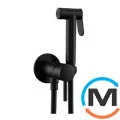 Гигиенический душ Paffoni Tweet Round Mix черный, фото 