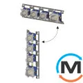 Скрытый набор для термостатического смесителя для душа/ванны (3 функции) Paffoni Modular box, фото 