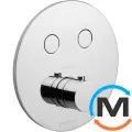 Термостат для душа Paffoni Compact box скрытого монтажа (2 функции) хром, фото 