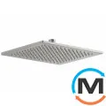 Верхний душ Paffoni Quadro SYNCRO PLUS 25x25 см с шарниром 1/2 дюйма Steel Looking, фото 