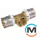 Тройник Sanha 3fit-Press 25130g 16х1/2х16 ВР, фото 