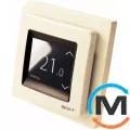 Терморегулятор DEVI Devireg Touch з датчиком підлоги та повітря, бежевий, Колір: Бежевий, фото 