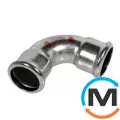 Колено стальное Ø35 90° ВВ оцинкованное RM Steelpres 381/900, Вариант: ВВ, Градус (град.): 90, Диаметр (мм): 35, фото  Колено стальное Ø35 90° ВВ оцинкованное RM Steelpres 381/900, Вариант: ВВ, Градус (град.): 90, Диаметр (мм): 35, фото