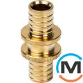 Муфта сполучна рівнопрохідна Aquapex 50 x 50 мм, Діаметр (мм): 50, Робочий тиск (бар): 10, Матеріал: Латунь, фото 