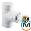 Клапан обратного потока Oventrop угловой "Combi E" 1/2", белый, Диаметр резьбы: 1/2", Исполнение: Угловой, Цвет: Белый, фото 
