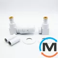 Комплект термостатический Vario Term QUATTRO All In One угловой левый (PEX) White, фото 