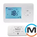Комплект беспроводного управления отоплением Tervix Pro Line ZigBee беспроводной термостат + реле On, Управляющий сигнал: On/Off (220В), фото 