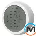 Беспроводной датчик температуры и влажности Tervix Pro Line ZigBee T&H с экраном, Дисплей: Есть, фото 
