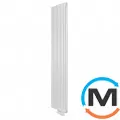 Радіатор Luxrad Columnus двотрубний 2000x450x66 (1387 Вт) підключення нижнє центральне білий RAL, Виконання: Вертикальний, Колір: Білий, Висота (мм): 2000, Кількість рядів: 2, Довжина (мм): 450, фото 