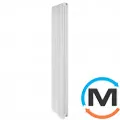 Радіатор Luxrad Columnus тритрубний 2000x450x107 (1850 Вт) підключення нижнє центральне білий RAL, Виконання: Вертикальний, Колір: Білий, Висота (мм): 2000, Кількість рядів: 3, Довжина (мм): 450, фото 