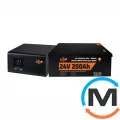 Комплект резервного живлення LogicPower ДБЖ + літієва LiFePO4 батарея (UPS 2300VA + АКБ LiFePO4 5120W), фото 