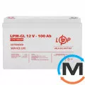 Акумулятор LogicPower гелевий LPM-GL 12V - 100 Ah, Ємність, Ah: 100, Номінальна напруга АКБ, V: 12, фото 