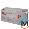 Акумулятор LogicPower гелевий LPM-GL 12V - 150 Ah, Ємність, Ah: 150, Номінальна напруга АКБ, V: 12, фото 