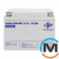 Аккумулятор LogicPower мультигелевый LPM-MG 12V - 26 Ah, Емкость, Ah: 26, Номинальное напряжение АКБ, V: 12, фото 