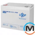Аккумулятор LogicPower мультигелевый LPM-MG 12V - 75 Ah, Емкость, Ah: 75, Номинальное напряжение АКБ, V: 12, фото 