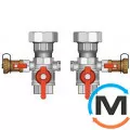 Комплект відсічної арматури Meibes для підключення котельного контуру, фото 