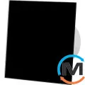 Панель до вентилятора AirRoxy серія dRim чорний глянець Glass panel (скло), фото 