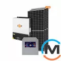 Солнечная электростанция (СЭС) LogicPower 8kW АКБ 11kWh (литий) 230 Ah Премиум, фото 