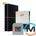 Солнечная электростанция (СЭС) LogicPower 8kW АКБ 9,6kWh (литий) 202 Ah Премиум, фото 
