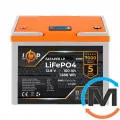Аккумулятор LogicPower LiFePO4 12V (12,8V) - 100 Ah (1280Wh) (BMS 80A/40А) пластик LCD для ИБП, фото 