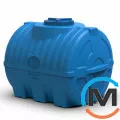 Емкость накопительная Евро Пласт пищевая 1180*800*880 3-ш синяя 500 л. горизонтальная, фото 