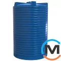 Ємність накопичувальна Євро Пласт харчова Стандартна Ø 2400*3550 2-ш. синя 15000 л. вертикальна, фото 