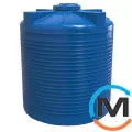 Ємність накопичувальна Євро Пласт харчова Стандартна Ø 1860*2160 2-ш. синя 5000 л. вертикальна, фото 