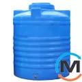 Ємність накопичувальна Євро Пласт харчова Стандартна Ø 960*1200 2-ш. синя 750 л. вертикальна, фото 