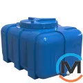 Емкость накопительная Евро Пласт пищевая Овал 750*520*410 2-ш. синяя 100 л. прямоугольная, фото 