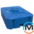 Ємність накопичувальна Євро Пласт харчова Прям-до 1390*960*480 2-ш. синя 500 л. прямокутна, фото 