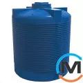 Емкость накопительная Евро Пласт пищевая Стандартная Z Ø 1350*1620 2-ш. синяя 2000 л. вертикальная, фото 