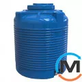 Ємність накопичувальна Євро Пласт харчова Стандартна Z Ø 720*920 2-ш. синя 300 л. вертикальна, фото 
