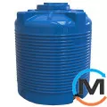 Емкость накопительная Евро Пласт пищевая Стандартная Z Ø 850*1100 2-ш. синяя 500 л. вертикальная, фото 