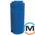 Емкость накопительная Евро Пласт пищевая Высокая Ø 450*1000 2-ш. синяя 100 л. вертикальная, фото 