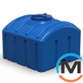 Емкость накопительная Евро Пласт пищевая Высокая 960*970*760 2-ш. синяя 500 л. прямоугольная, фото 