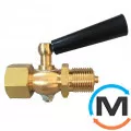 3-хiд. запірний кран для Манометра (муфта-штуцер) Tervix Pro Line M1 Valve PN 16, 1/2"х1/2", фото 